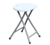 Tabouret pliant gris clair WERKA PRO
