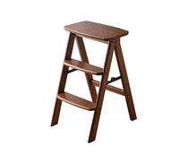 Tabouret Pliant Interieur Multifonctionnel Peut Servir D'échelle Chaise Pliante Bois Exterieur Charge 150kg Aucun Assemblage Requis pour Salon Cuisine Jardin Camping Fêtes