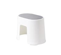 Tabouret Pliant Lot de 2 marchepieds légers for Cuisine et Salle de Bain, antidérapants, empilables, Banc à Langer, Repose-Pieds auxiliaire rehaussant la Hauteur Marche Pied(Grey,M)