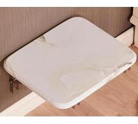 Tabouret Pliant Mural Invisible avec Change-Chaussures IntéGré, Pliable à 90°, Conception Suspendue Peu Encombrante, Charge Maximale De 77 Kg (170 Lbs)(D)