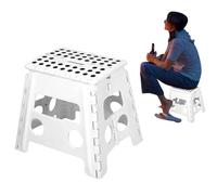 Tabouret Pliant Portable - avec Une Charge d'assise maximale de 150 kg - Siège Pliable - pour Cuisine, Salle de Bain, Salon, Jardin, Camping, pêche, Maison