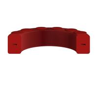 Tabouret Pliant Portable en Papier, Tabourets D'appoint Moderne en Accordéon, Taille Compacte, Librement Rétractable pour Centre Commercial, Cuisine, Salon et Salle à Manger(Red,Large)