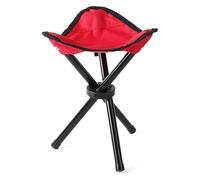 Tabouret pliant Portable multifonction, Triangle, léger, ultraléger(Red)