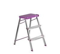 Escabeau 3 marches mauve mt3001malva