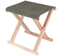 Tabouret Portable Pliant, Tabouret De Pêche en Plein Air, Tabouret Adulte en Bois, Chaise en Toile Portable pour La Maison, Le Salon, La Chambre À Coucher Extérieure,Vert,Picturesque234