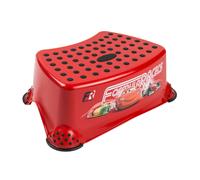 Tabouret pour enfants Keeeper Cars avec fonction antidérapante rouge