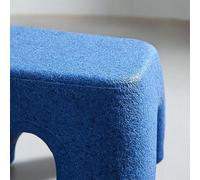 Tabouret pour enfants texturé, marchepied, repose-pieds, meuble durable et robuste pour enfants, entrée, salle de jeux Blue