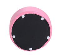 Tabouret pour Garçon et Filles Rond en PU Rose, Marchepied 28x28x13 CM | PU et Mousse, Antidérapant, Léger et Facile à Nettoyer, pour Chambre et Camping