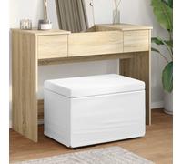 vidaXL Tabouret Gris clair 60 x 40 x 40 cm Tissu et bois stratifié