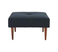 Tabouret Recast Plus pieds en bois foncé H 38 LxWxH 70x66x38cm