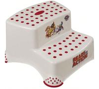 Tabouret/rehausseur Paw Patro 2 niveaux pour enfants de 3 à 14 ans environ, fonction antidérapante, blanc. Livraison gratuite 24/72h Marchepied double Paw Patrol pour enfants de 18 mois à 10 ans, posi