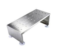 Tabouret Repose-Pied Machine À Support Réglable Hauteur Acier Inoxydable | Rehausseur Pédale Fournitures Quilting Pour Grand-Mère Femmes Maman Hommes Adultes Familles