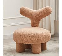 Tabouret repose-pieds confortable en peluche au design ergonomique pour la maison, la chambre, le dortoir, le salon