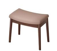 Tabouret Repose-Pieds, Coussin de Selle, Tabouret vanité, Ottoman concave Moderne avec siège rembourré for entrée, Chambre, Patio, Salon pour Chambre à Coucher(Pink)