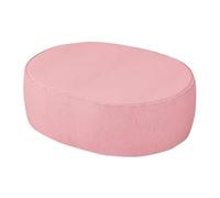 Tabouret Repose-Pieds pour Salon, Petit Repose Pied Bureau, Pouf Rembourré Déhoussable, Assise d’Entrée pour Maison(Pink,X-Large)