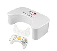 Tabouret Repose-Pieds Salle De Bain Marchepied Résistant Aux Rayures Et