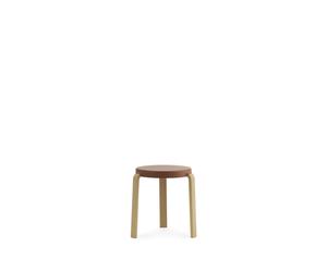Tabouret Robinet Chêne/Caramel