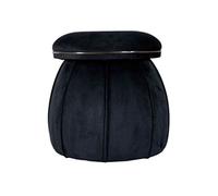 Tabouret Rond Design "Corin" 55cm Noir & Gris