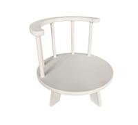 Tabouret rond en bois pour photographie pour capturer un moment charmant en studio ou à la maison