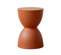 Tabouret rond en plastique antidérapant et étanche design sablier créatif pour maquillage salon chambre cuisine 30 x 43 cm meuble de maison élégant et fonctionnel