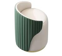 Tabouret rond multifonctionnel, chaise de maquillage à dossier bas pour décoration d'intérieur moderne, design sans accoudoirs pour plus de confort et de style