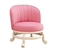 Tabouret roulant à roulettes ergonomique souple confortable imperméable | Petits tabourets roulants pour le travail pour maison chambre séjour salle de bain bureau bar boutique salon de