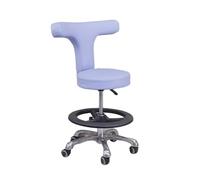 Tabouret roulant hydraulique réglable avec roulettes, design ergonomique pivotant pour salon, massage, tatouage, bureau, supporte 200 kg