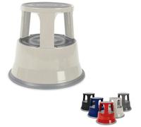 Tabouret Roulant, Marchepied Mobile en Acier T1 Beige