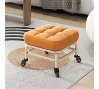 Tabouret roulant portable avec coussin, cadre durable pour une assise confortable, idéal pour la maison, le travail et les tâches de soins
