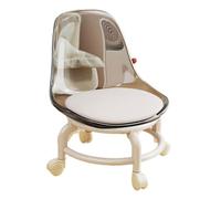 Tabouret roulant pour pédicure multi-usages, chaise de cuisine avec roulettes, tabouret gris réglable, siège de canapé polyvalent, parfait pour la maison et le salon