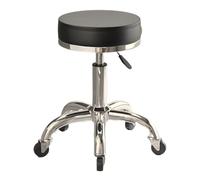 Tabouret Roulant Rond hydraulique Chaise Tabouret rotative en Cuir PU Tabouret Roulant réglable pour Tatouage Massage Facial Spa manucure Dentiste Clinique,A2