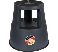 Tabouret roulant WEDO SuperStep en plastique gris / RAL 7012
