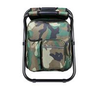 Tabouret Sac À Dos de Camping Adulte - Portable Et Ergonomique Avec Une Glacière Isotherme | Tabouret Sac À Dos Pliable,pour pique-nique pêche barbecue événements à regarder voyager exploration en ple