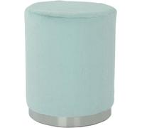 Tabouret semi artisanal ZAGE 36x36x44 bleu clair