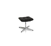 hjh OFFICE Tabouret rembourré SARANTO Similicuir Noir