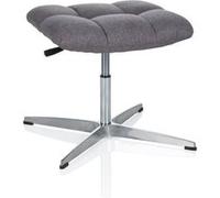 Tabouret / siège pivotant SARANTO tissu gris foncé hjh OFFICE Gris G