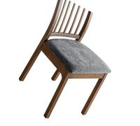 Tabouret souple lavable en tissu polaire doux pour différentes chaises, utilisation de télétravail, auvents confortables pour chaise de bureau