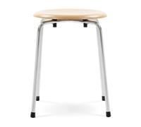 Tabouret structure chrome Eiermann S 38 S/1 H 44cm x Ø 35cm