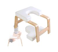 Tabouret Sur Pied En Forme De U, Chaise D'inversion De Yoga,entraîneur De Poirier De Yoga Avec Coussin De Confort,tapis Épais Et Respirant For Balcons,bureaux(White)