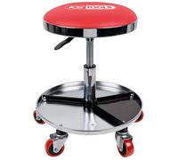 Tabouret sur roulettes réglable en hauteur 44 à 56 cm
