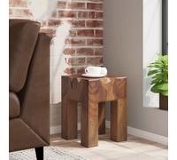 Tabouret Table d'appoint de salon séjour en Teck massif 30 x 30 x 40 cm vidaXL