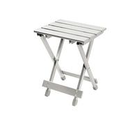 Tabouret/Table de camping pliable Gris Aluminium 60 kg 1404354