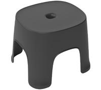 Tabouret, Tabouret en Plastique, Petite Marche en Plastique de 8, 1x7, 7x6, 3 Pouces, Marche Noire multifonctionnelle pour la Cuisine de la Salle Bain du Salon