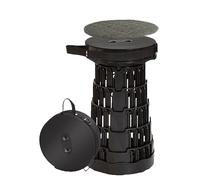 Tabouret télescopique portable de troisième génération, tabouret pliant de camping avec 600 lb grande capacité de charge, Tabourets pliables réglables pour le camping, la randonnée, la pêche en plein