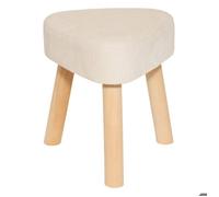 Atmosphera Tabouret Thena blanc ivoire