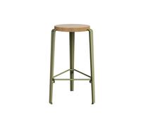 Tabouret TipToe MI LOU Chêne/Vert Kaki
