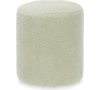 Tabouret vert clair en peluche SHEEPISH