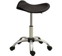 Tabouret - VIDAXL - Marron - Similicuir - Hauteur réglable - Pivotant Brun G