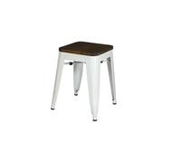 - Tabouret vintage Liv H46 cm - Blanc mat