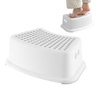Tabouret WC Physiologique, Tabourets Toilettes Accroupis, Escabeau De Toilette, Repose-Pieds De Toilettes, Marchepied De Salle De Bain, Escabeau de Pot de Salle de Bain Stable et Robuste, 35x25x15 CM